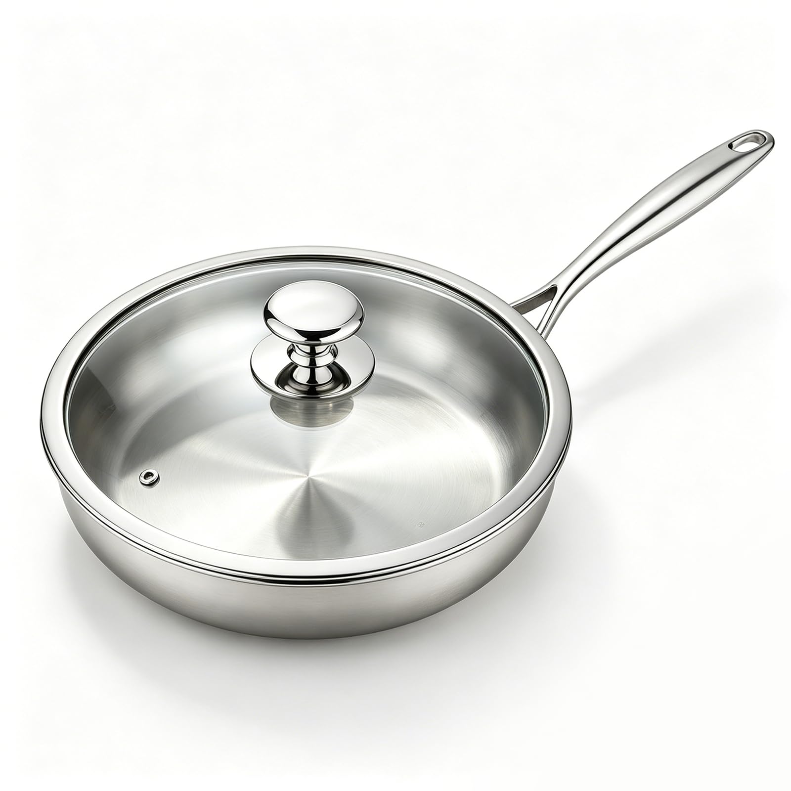 CYPHERTAN 11 Titanium Skillet w/Lid, TriPly, Dishwasher & Induction Safe