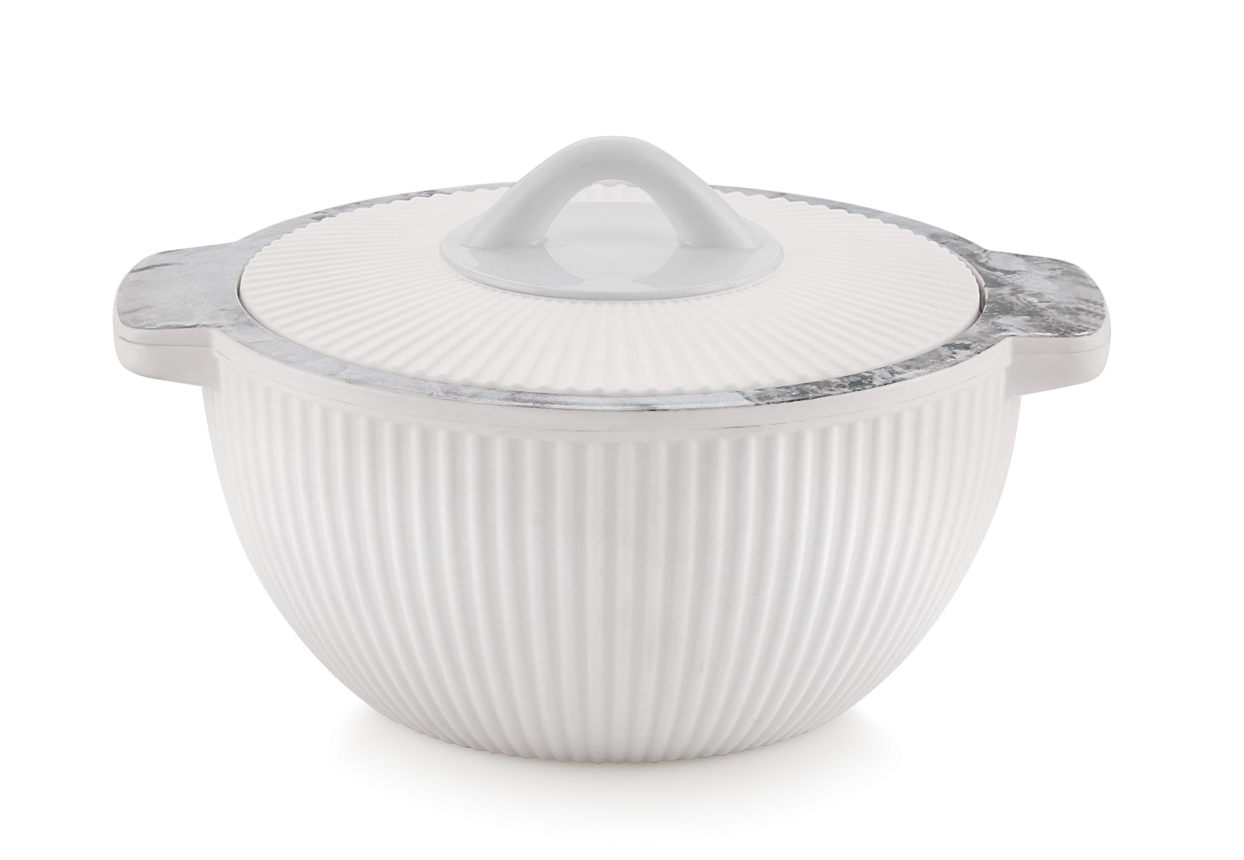 Liza Crema Stainless Steel Insulated Casserole 1450Ml With Lid Knob & Handle | Bpa Free Hot Roti Chapati Box Pot | Locks Heat & 