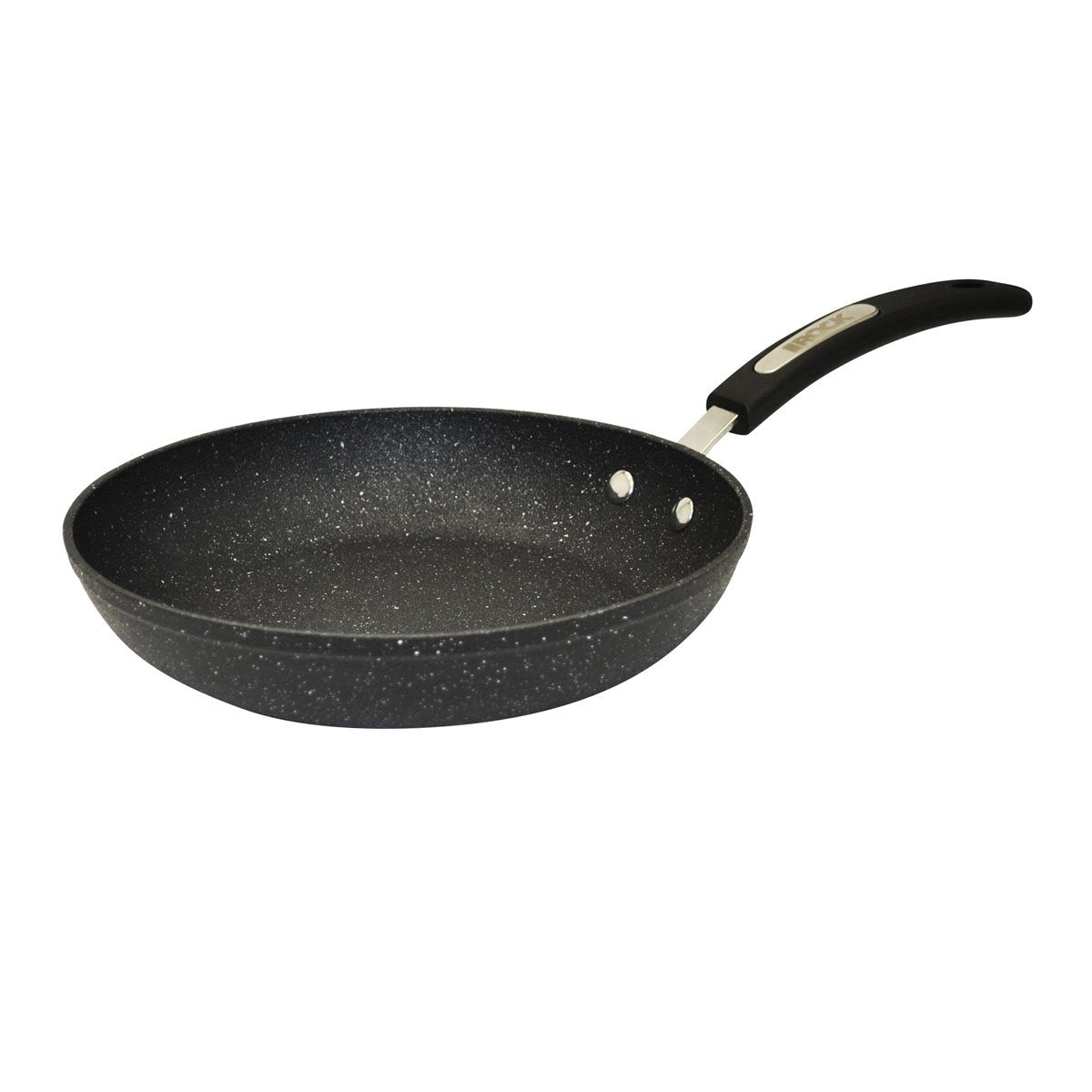Starfrit The Rock Terra 20Cm (8) Ceramic Non-Stick Fry Pan - Thick Aluminum Base - Pfoa Free - Easy To Clean - Black Marble