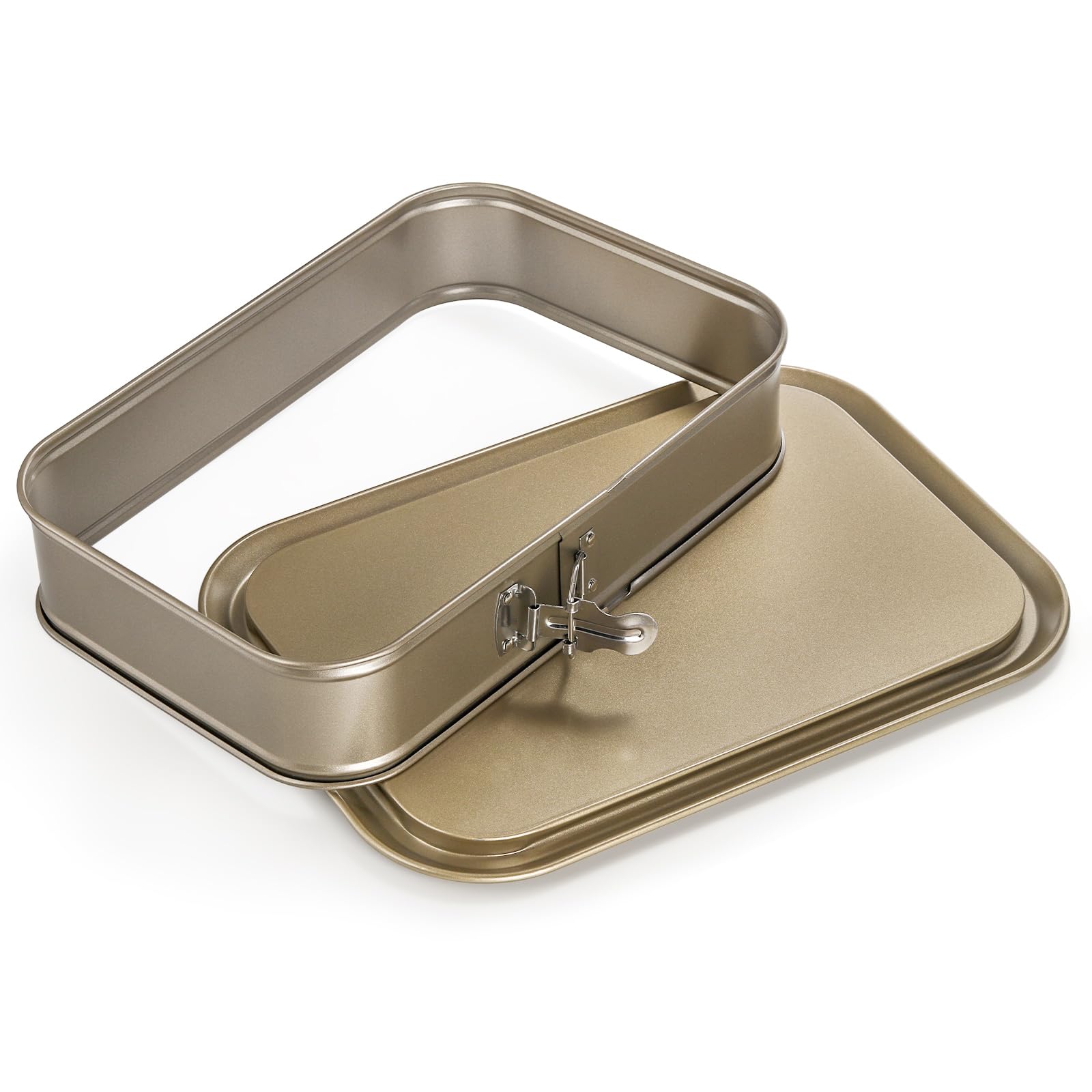 Soujoy Springform Cake Pan, Non-Stick Rectangle Cheesecake Pan, Large Cake Pan With Removable Bottom, Ice Cream Cake Bakeware, 1