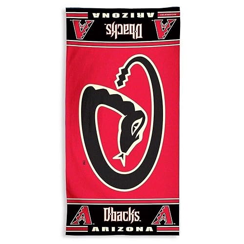 Wincraft Mlb Arizona Diamondbacks Design Beach Towel - Sedona Red