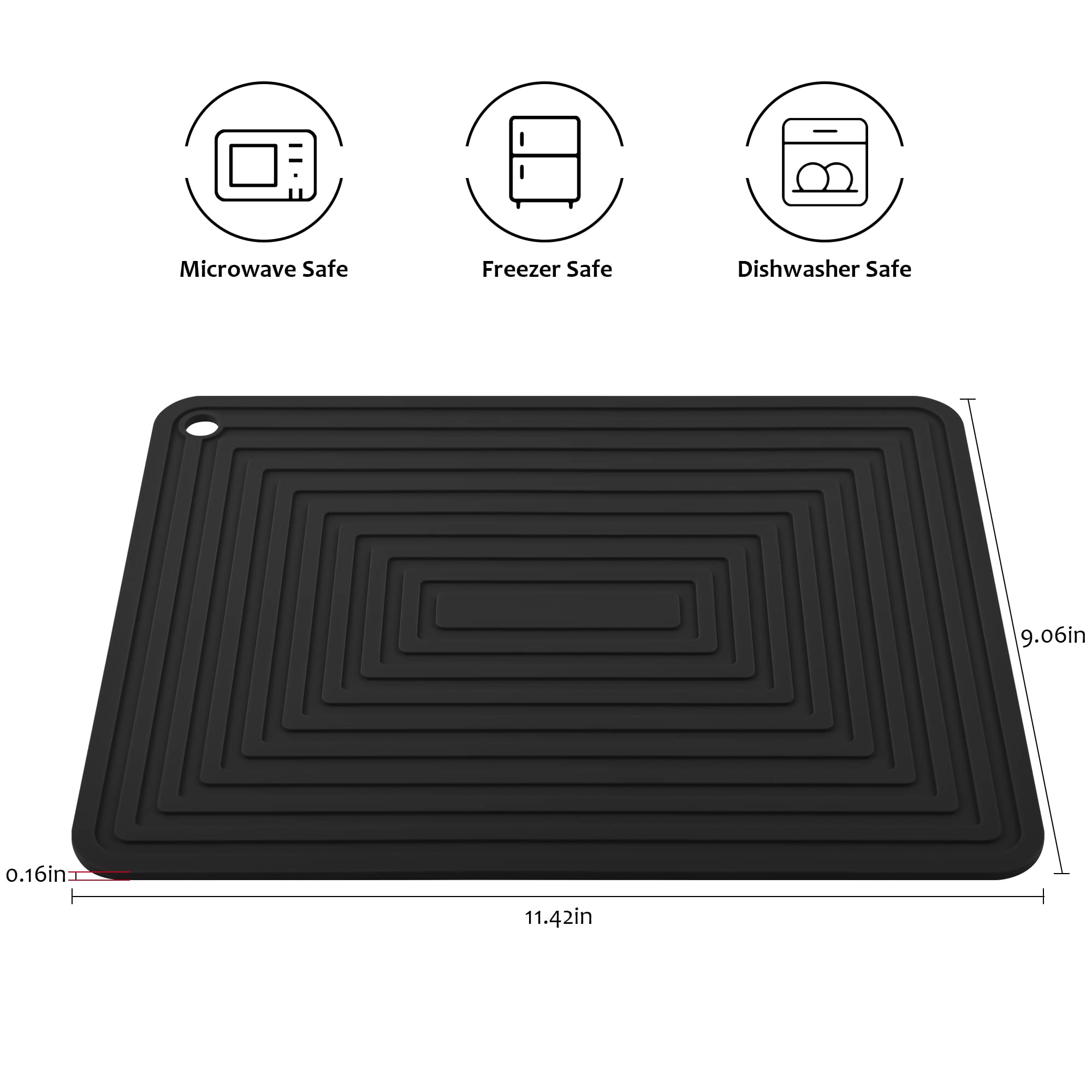 Smithcraft Silicone Trivets For Hot Dishes Pots&Pans, Versatile Hot Pads For Kitchen, Durable Silicone Pot Holders, Flexible Hea