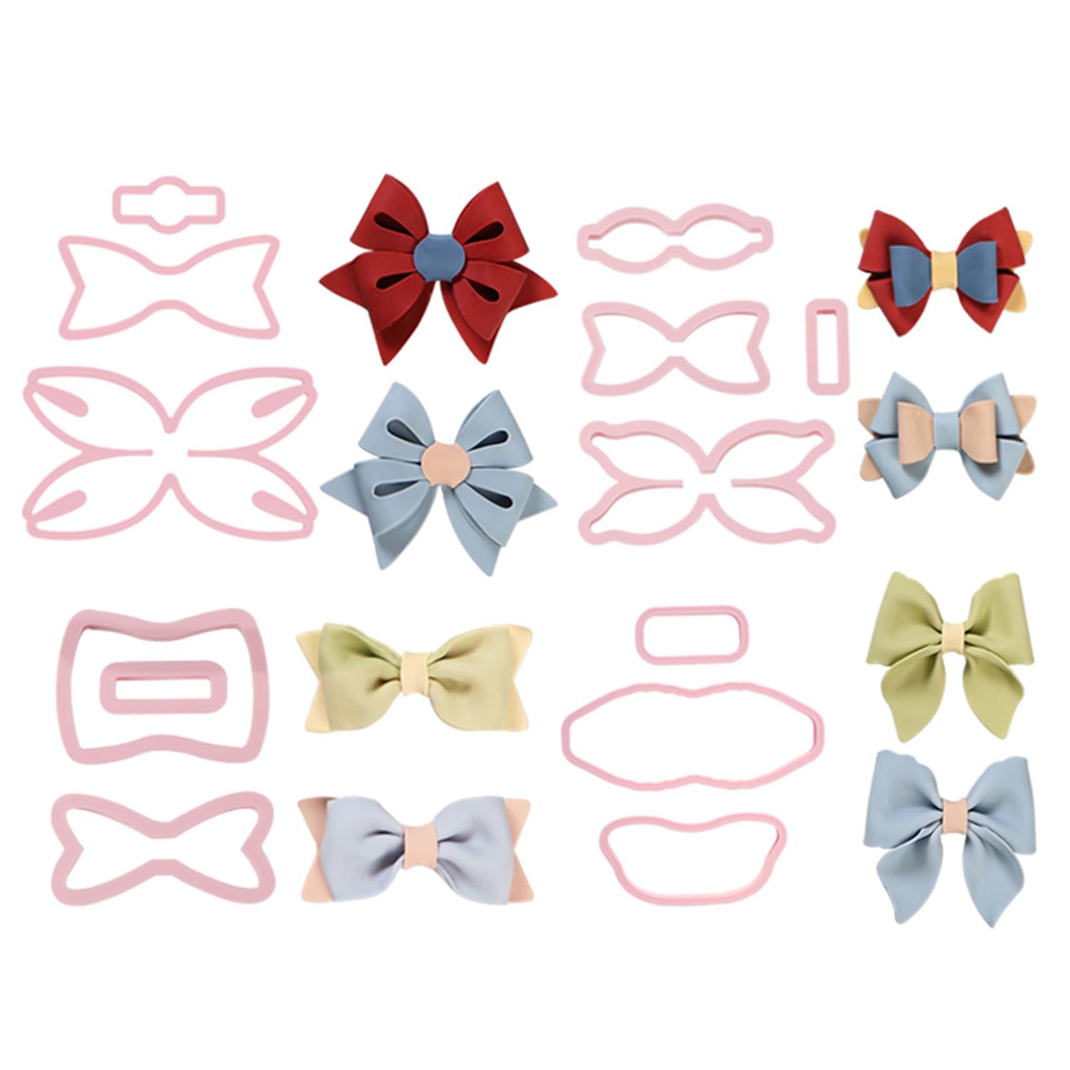 Bow Tie Cookie Cutter Bowtie Cookie,Ribbon Bowknot Fondant Sugar Paste Cutter -Set Of 4