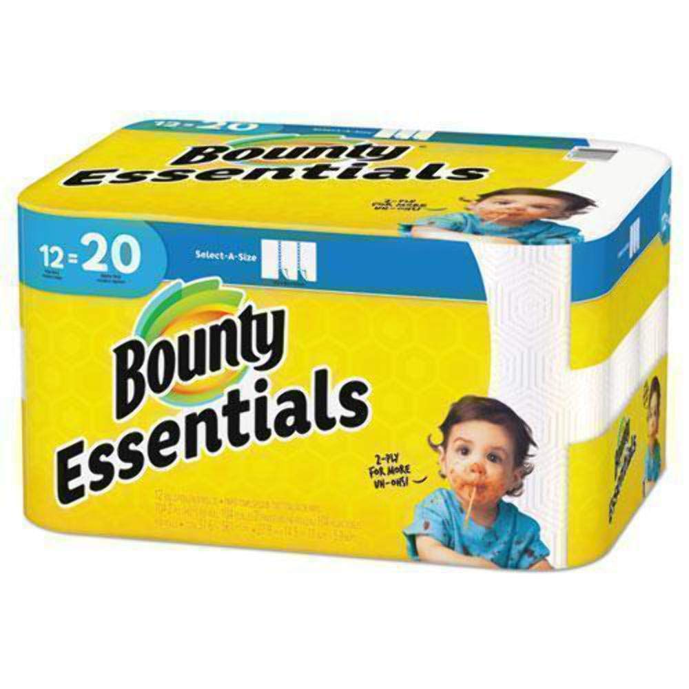 Bounty 2847068 Bounty Essentials Select-A-Size Paper Towels