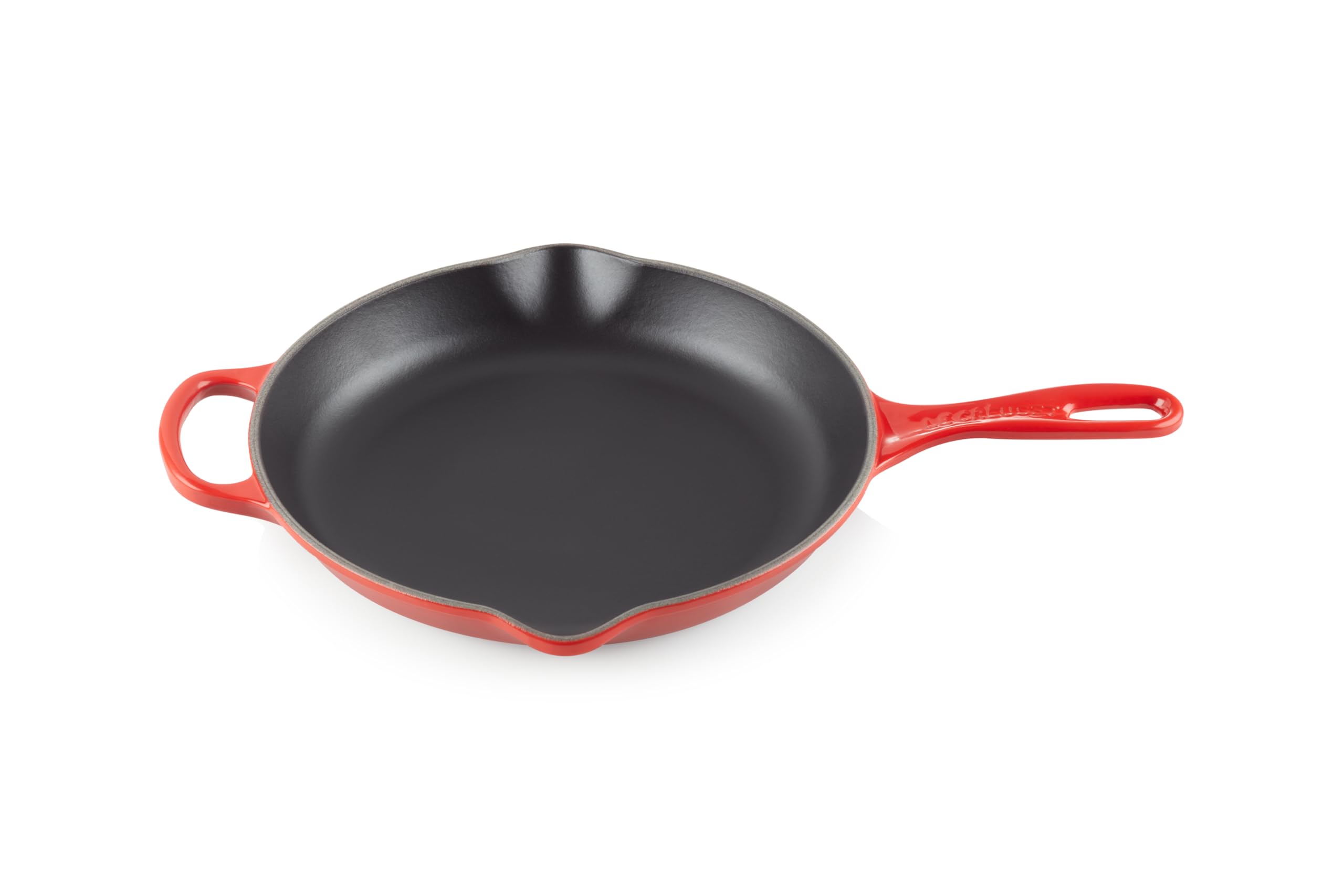 Le Creuset Enameled Cast Iron Signature Iron Handle Skillet, 10.25'' (1-3/4 Qt.), Cerise
