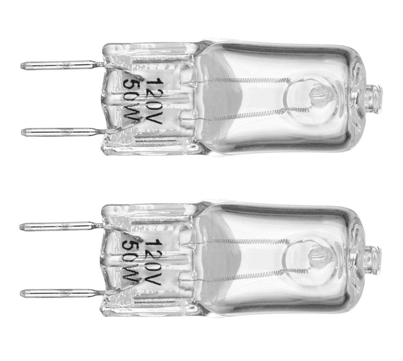 Light Bulb for GE Microwave Oven - 120V 50W Halogen Light Bulb Lamp for GE Over The Range Microwave Hood  Kitchen Over Stove Light Surface Light Bulb for GE Microwave  Replaces WB08X10057 WB08X10051