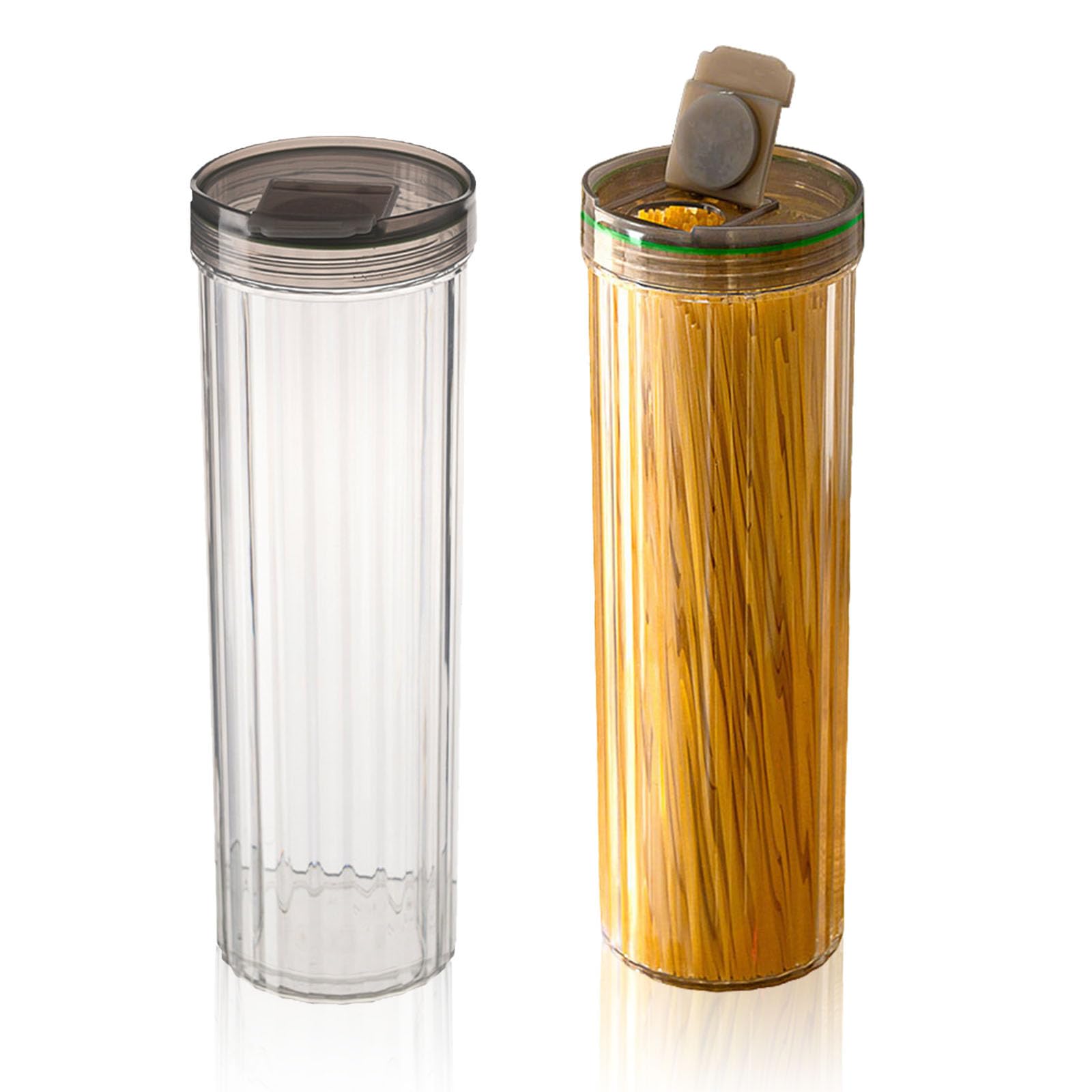 TQDXZA Airtight Spaghetti Container Storage Clear Pasta Holder Organizer