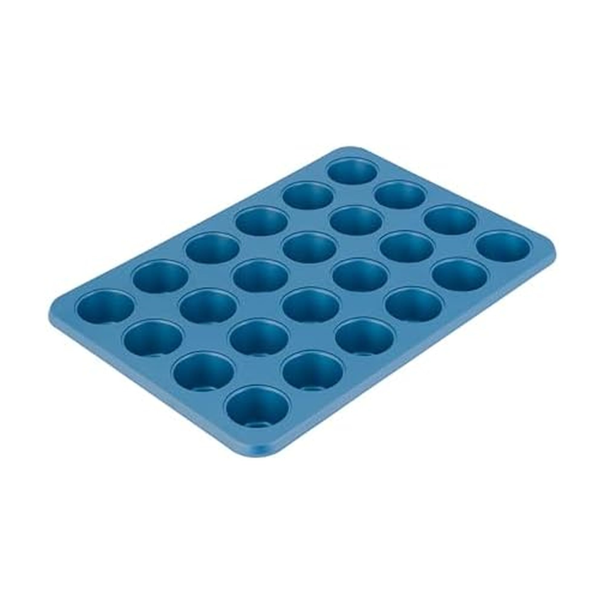 KitchenAid 24-Cup Nonstick Aluminized Steel Mini Muffin Pan, Blue Velvet