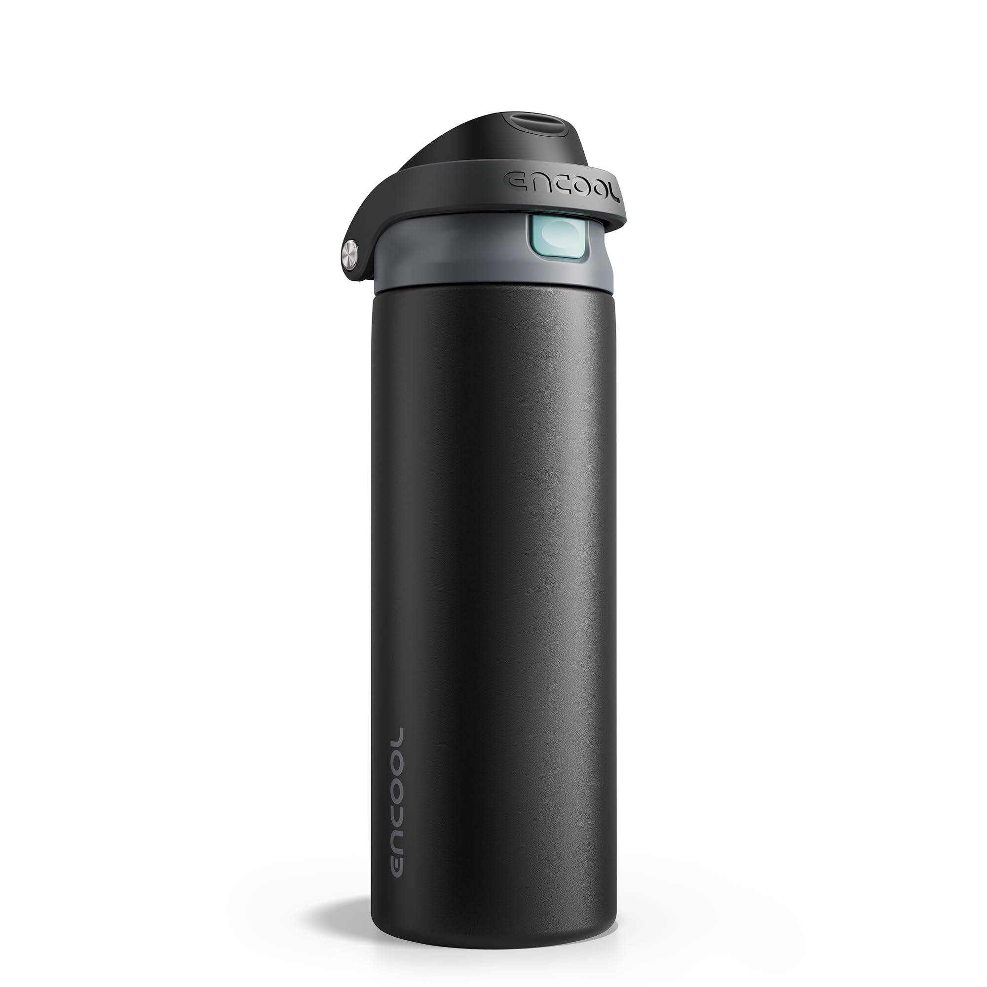 ENCOOL Leakproof Insulated Water Bottle with Straw Dual-Sip Water Bottle Bag-Safe Design for Work, Commute & Gym - Keeps Drinks 