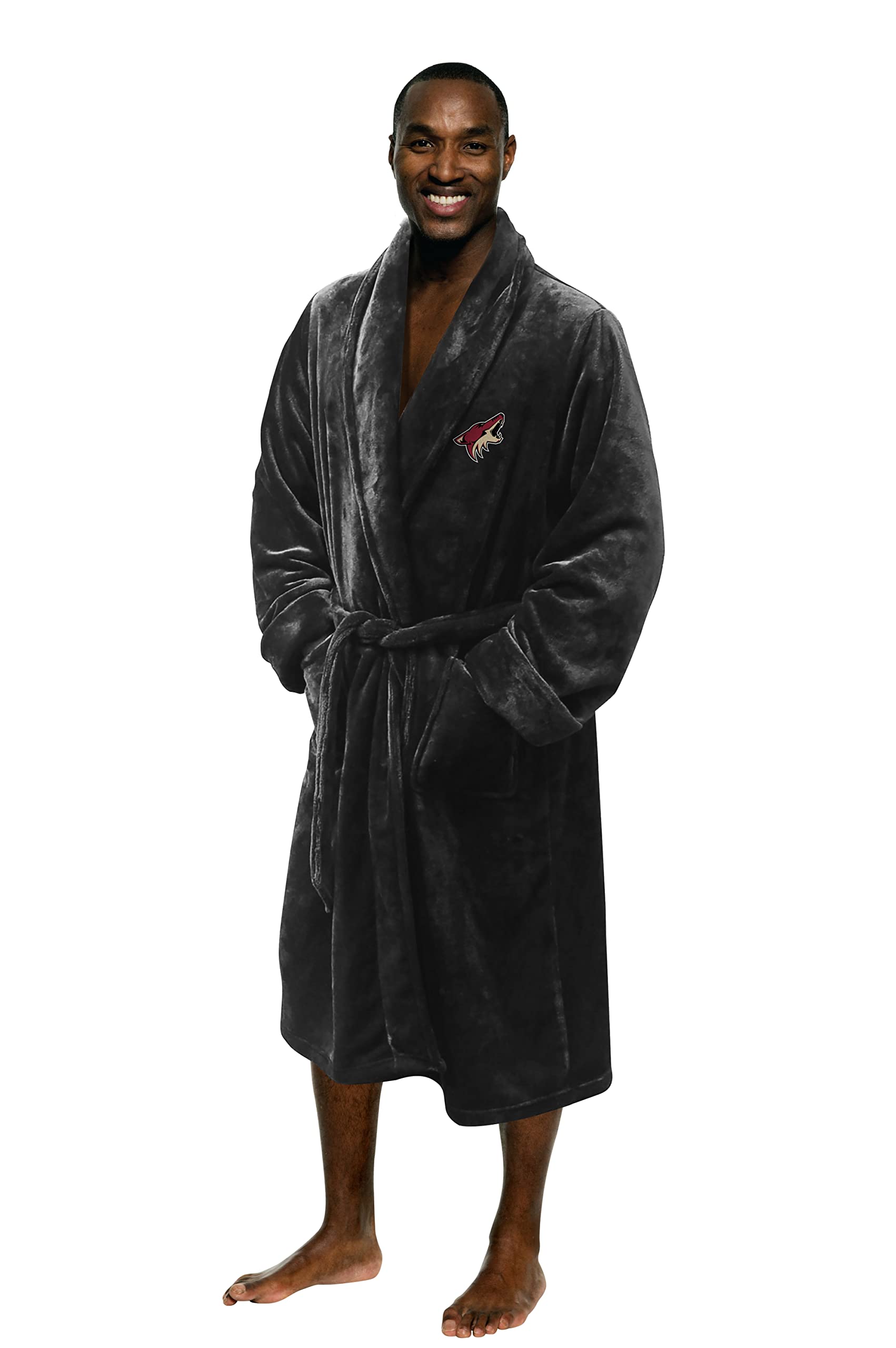 coyotes OFFIcIAL NHL Mens LXL Silk Touch Bath Robe 26 x 47(D0102H94FSg)