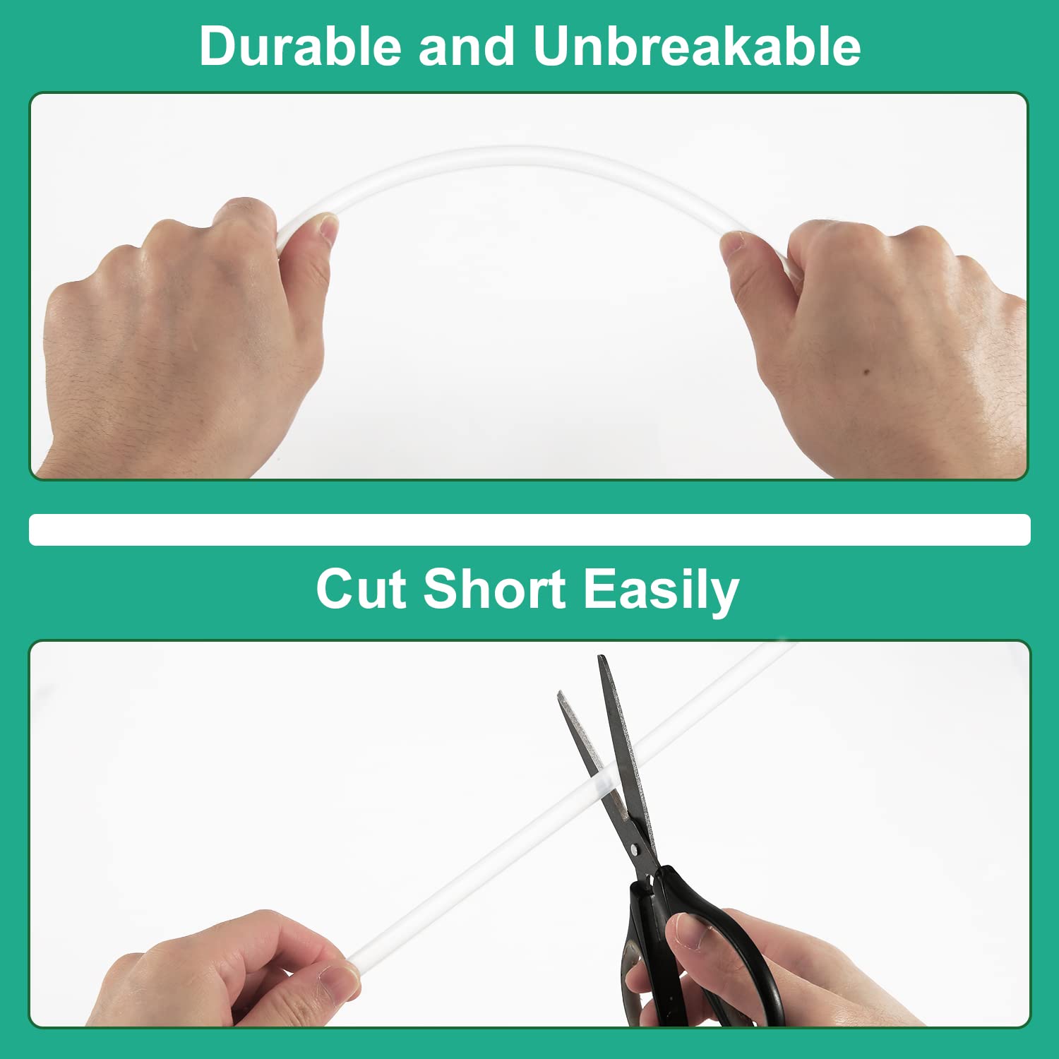 8Pcs Replacement Straws Compatible With Hydro Flask, 24.7Cm/9.7Inch Clear Reusable Straws For Hydro Flask Wide Mouth Straw Lid 4