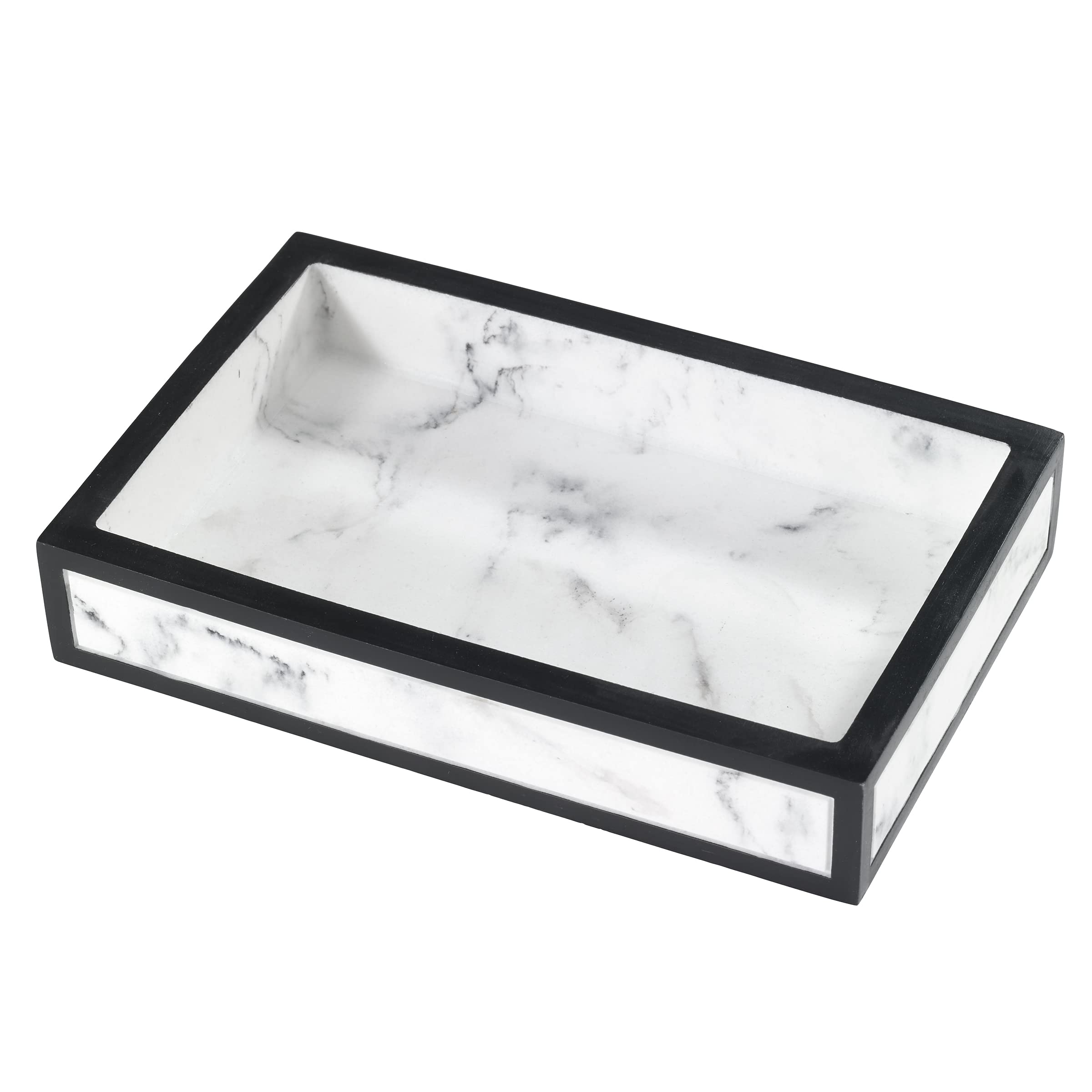 Avanti Linens - 4Pc Accessory Set, Guest Bathroom Essentials, Modern Home Decor (Jasper Collection)