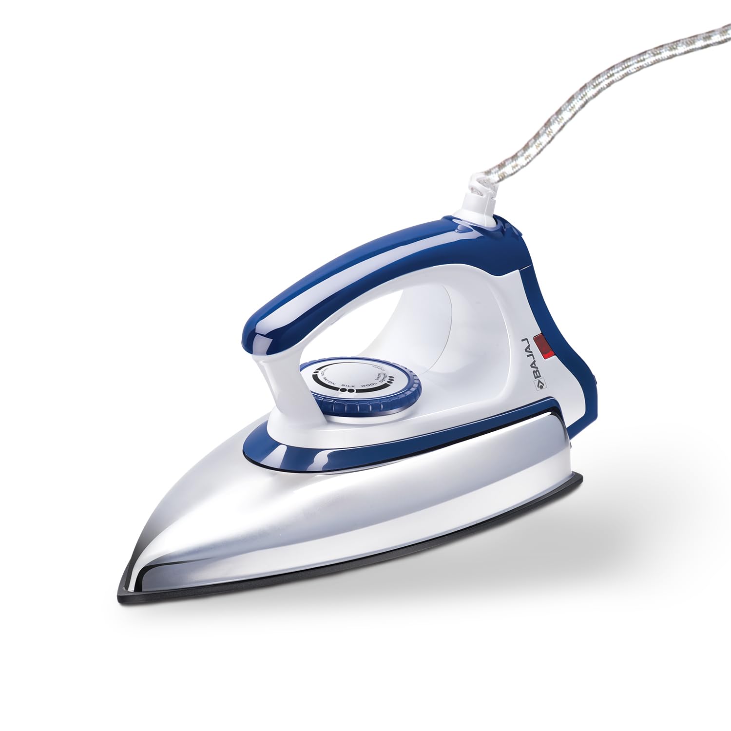 Bajaj Stainless Steel Majesty Dx-11 1000 Watts Dry Iron | Advance Soleplate And Anti-Bacterial German Coating Technology | Autom