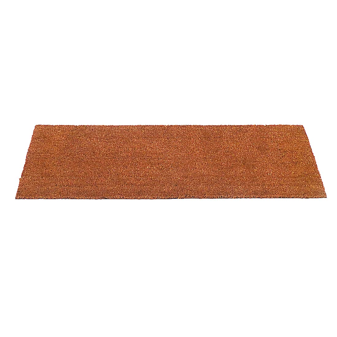 Onlymat Natural Coir Solid Brown Rectangular Door Mat, Waterproof, Low Profile All-Purpose Entryway Rug Quickdry With Anti-Slip