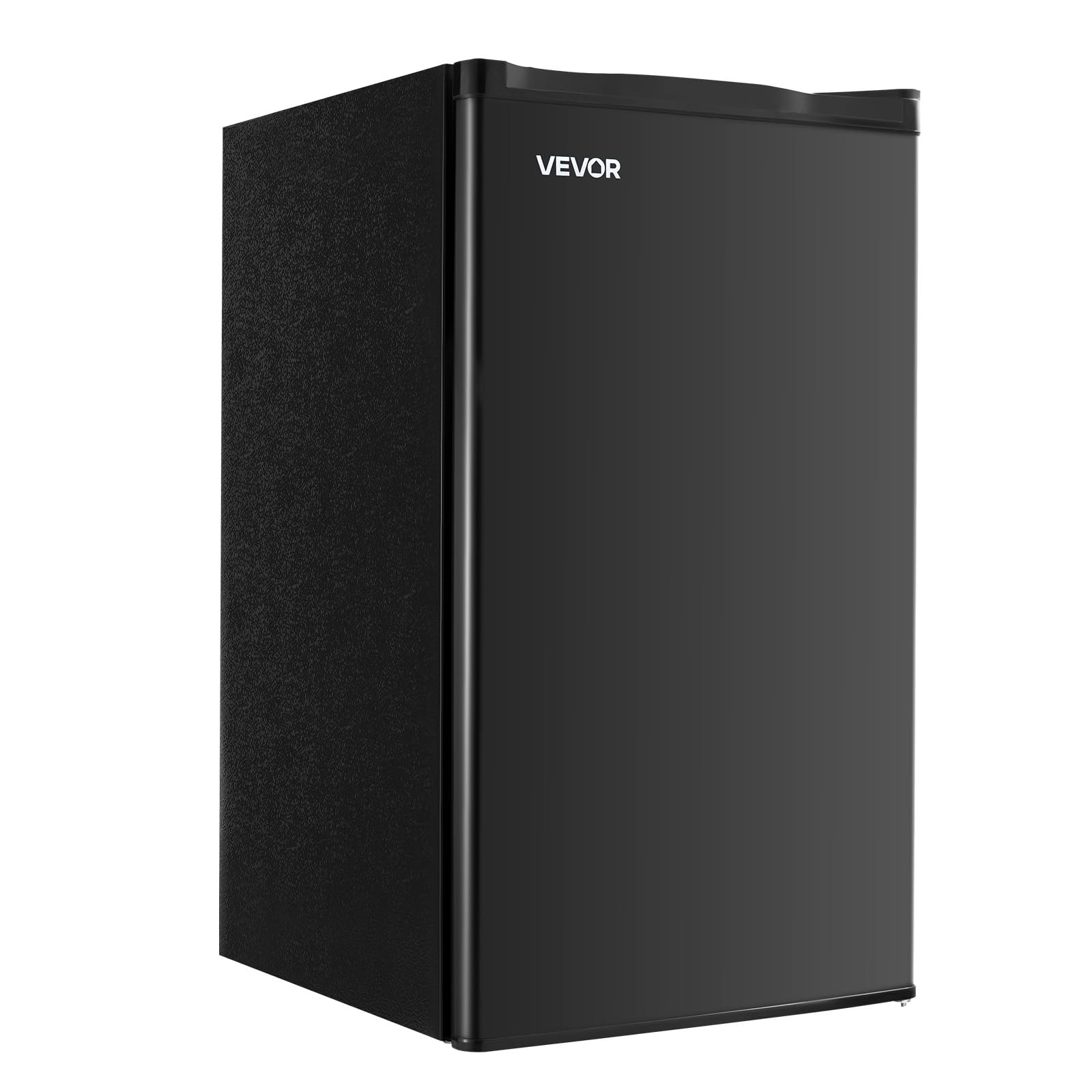 VEVOR 3.2 Cu.Ft Mini Fridge with Freezer, Single Door Compact Refrigerator with Micron Frozen Zone, 7-Mode Adjustable Temp, Ener