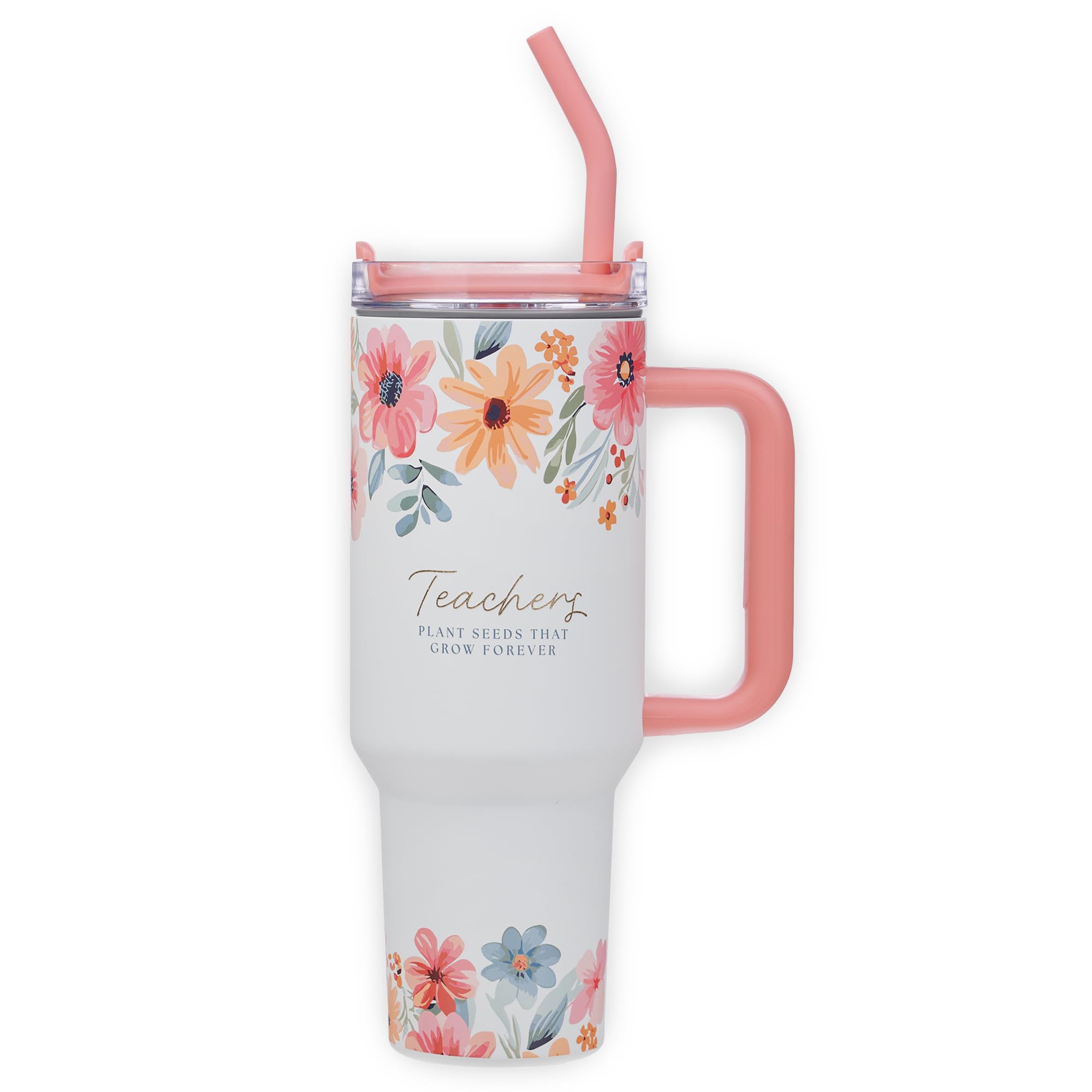 With Love Xl Inspirational Stainless Steel Travel Tumbler For Women  Teachers Plant Seeds That Grow Forever, Double Wall Vacuum