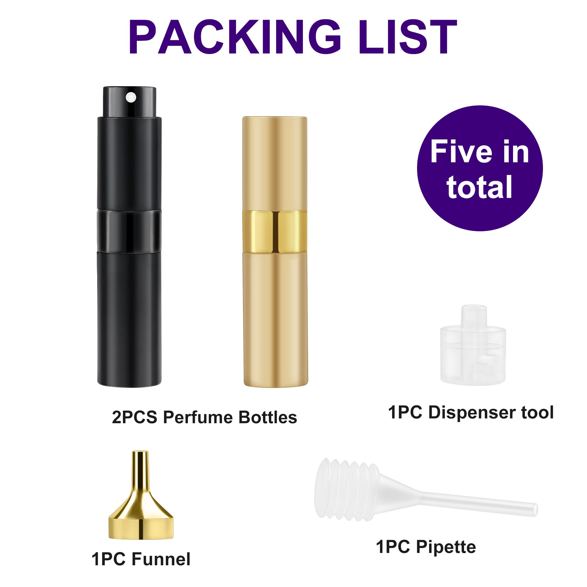 Mddruiqi 8Ml Perfume Travel Refillable Easter Basket Essentials For Women Adults//Men Portable Perfume Atomizer Bottle Spray Bot