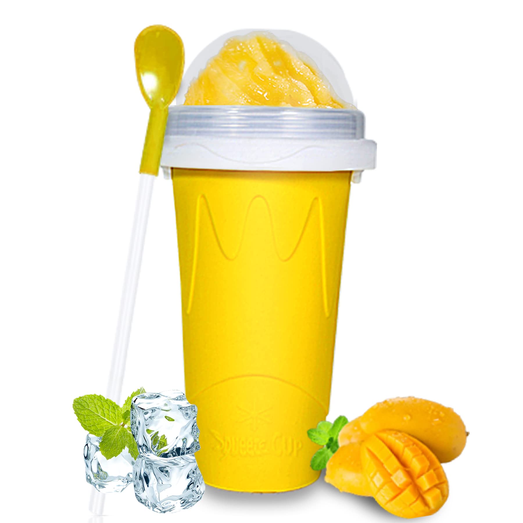 Color Land Slushie Maker Cup Frozen Magic Squeeze Slushy Cup, Ice Cream Maker Cool Stuff Trending Tiktok Items Homemade DIY Cool