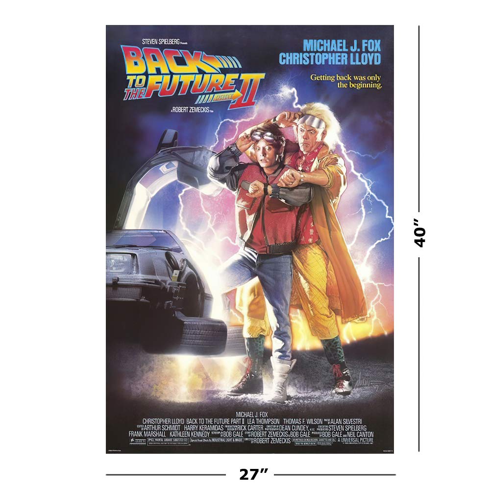 Poster Stop Online Back To The Future I, Ii, Iii - Movie Poster Set (3 Full Size Movie Posters) (Size 27'' X 40'' Each)