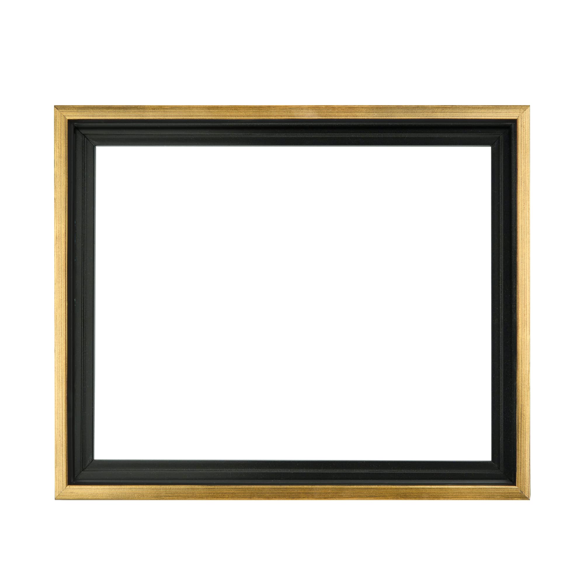 Jerry'S 3/4 Core Floater 3 Pack Frames For Canvas Artwork Display [12X16 - Black/Antique Gold]- Perfect For Home Wall Decor, Bed