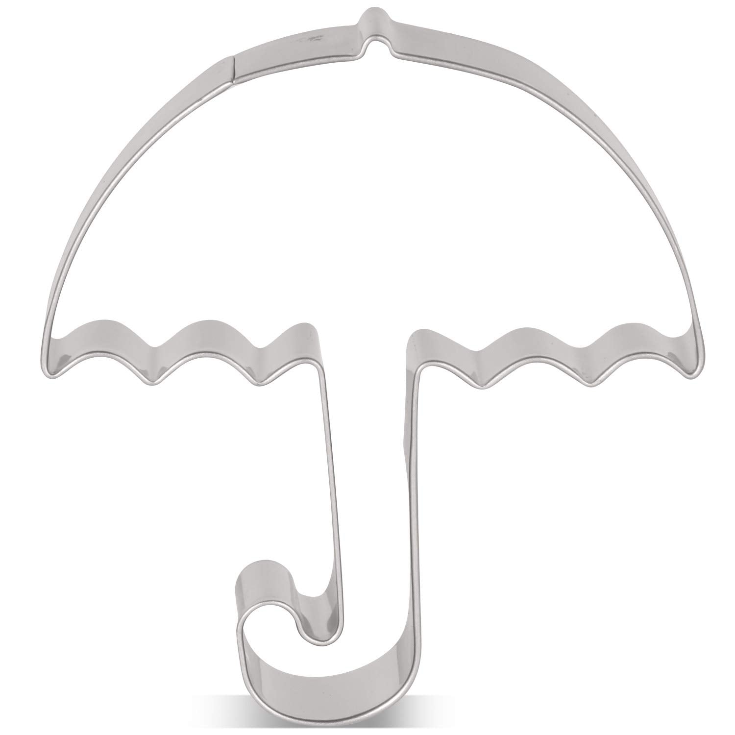 Liliao Umbrella Cookie Cutter - 3.2 X 3.5 Inches - Stainless Steel