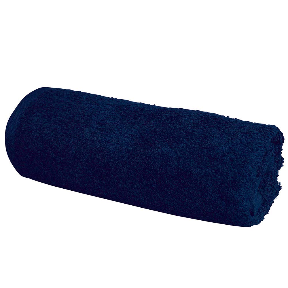 ForPro Professional Collection Premium Bleach-Proof Salon Towels, 100% Cotton, Navy Blue, 16” x 27”, Pack of 24, Model 110552