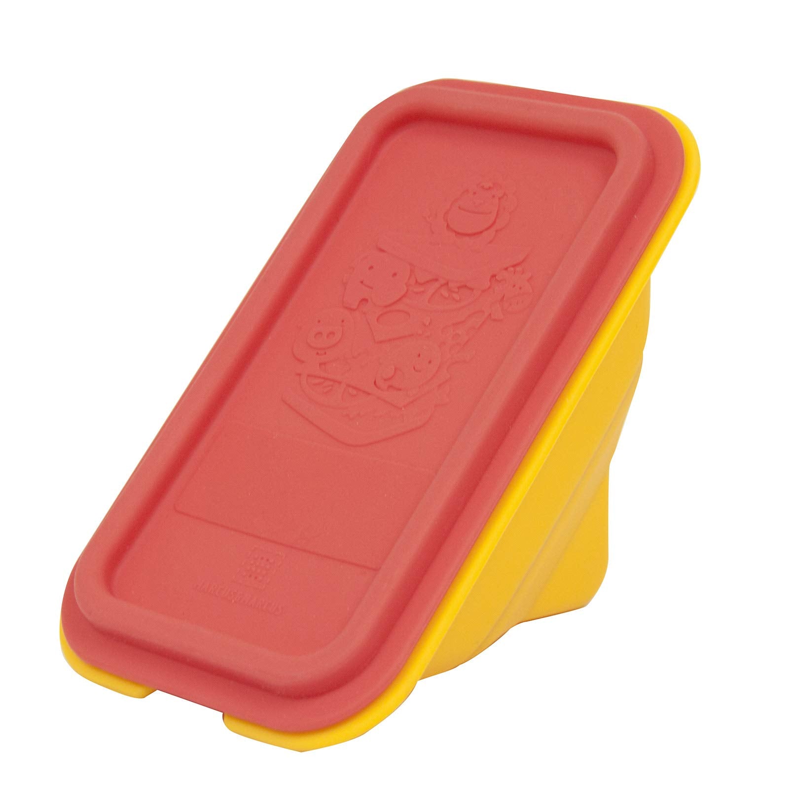 Lion Silicone Sandwich Holder, Marcus And Marcus, Red, Small