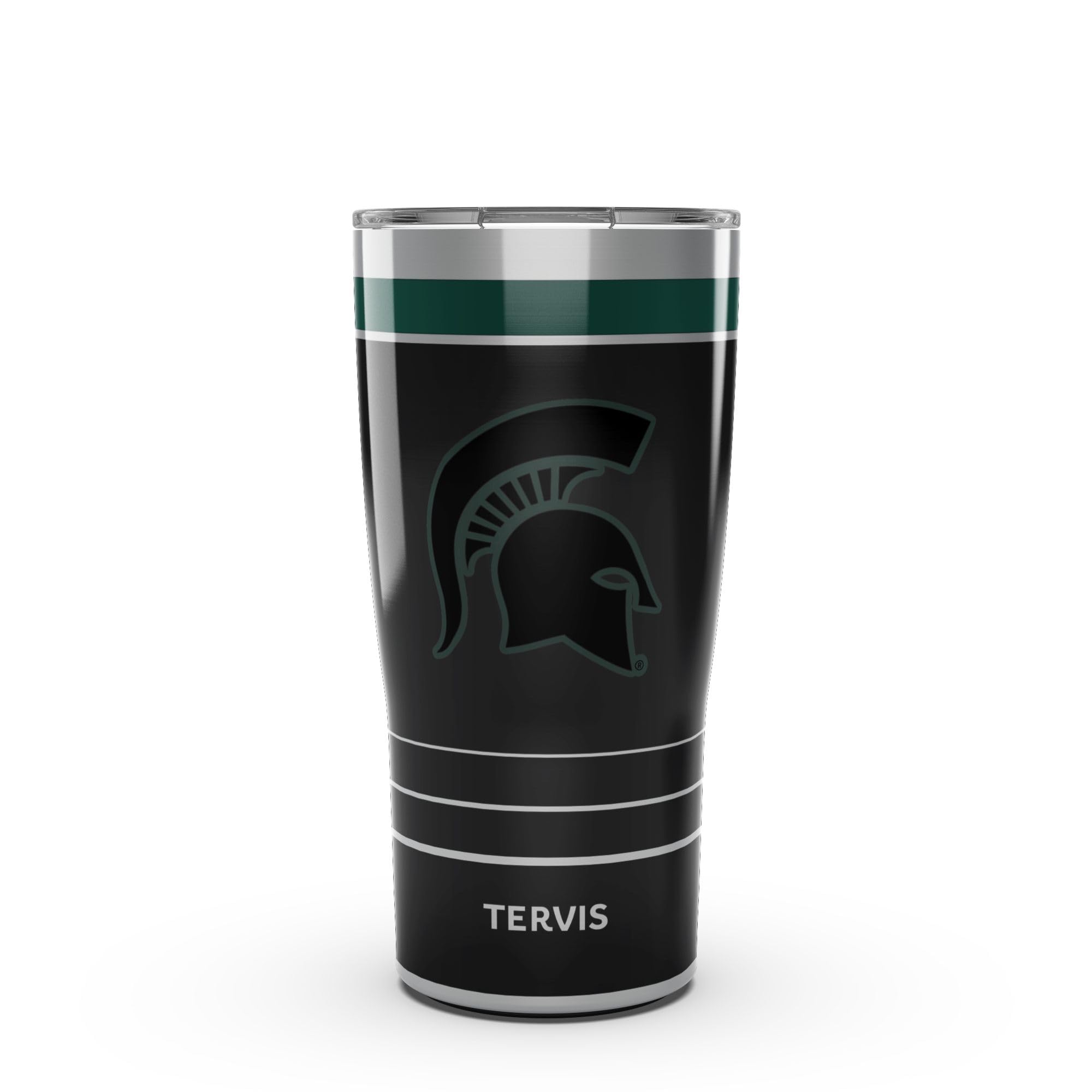 Tervis Traveler Michigan State Spartans - Night Game Triple Insulated Tumbler Travel Cup Keeps Drinks Cold & Hot, 20oz, Stainles