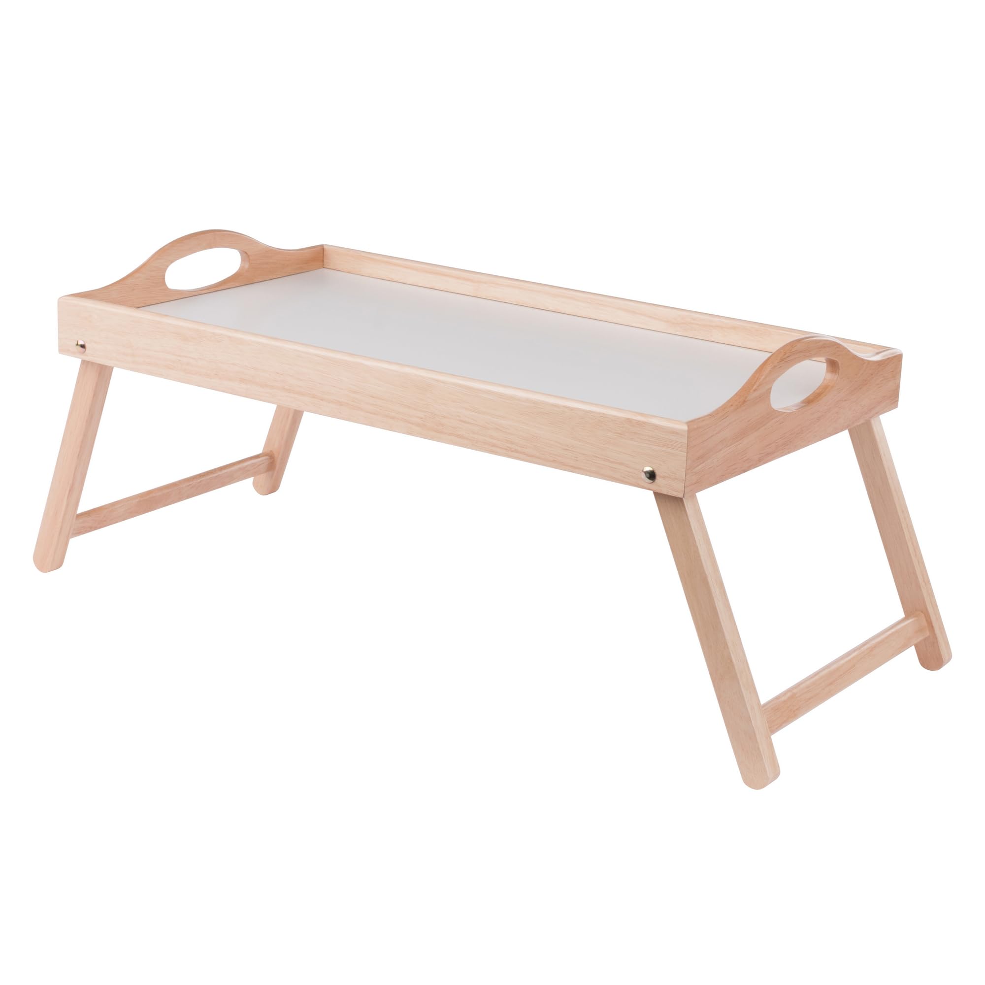 Winsome Alani Breakfast Tray Natural and White Finish