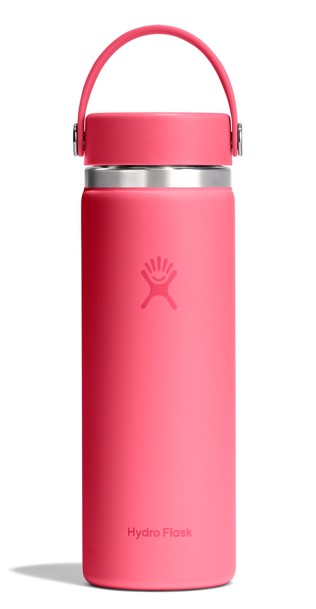 Hydro Flask Water Bottle - Insulated Stainless Steel - Wide Mouth Flex Lid, Non Spill, Leakproof and Refillable in 20 Oz Popstar