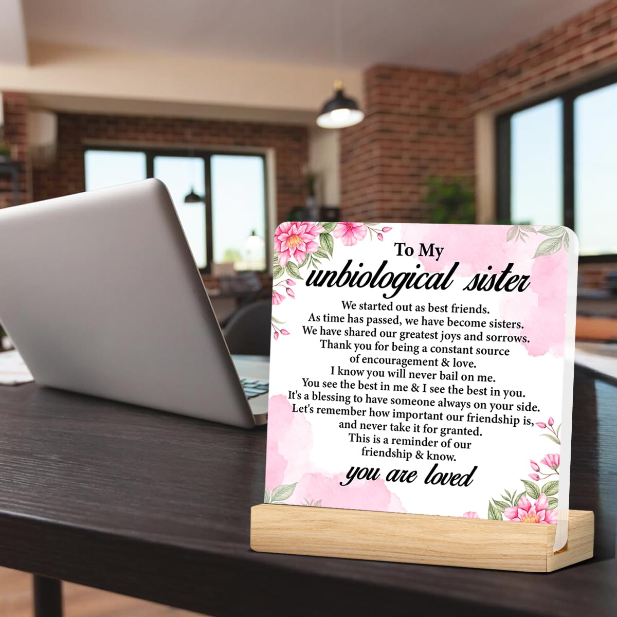 Gifts for Friends Women, Unbiological Sister Gifts, Christmas Birthday Gifts for Best Friend Women Bestie BFF, Unbiological Sist
