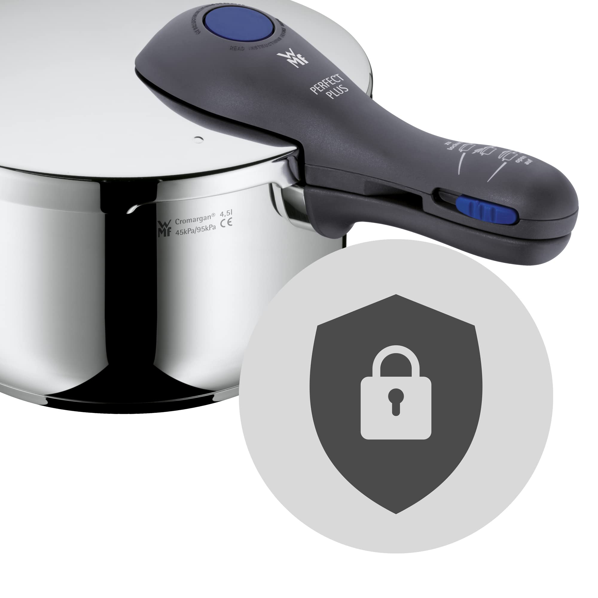 WMF Pressure Cooker, 4.5 quart, Stainless Steel