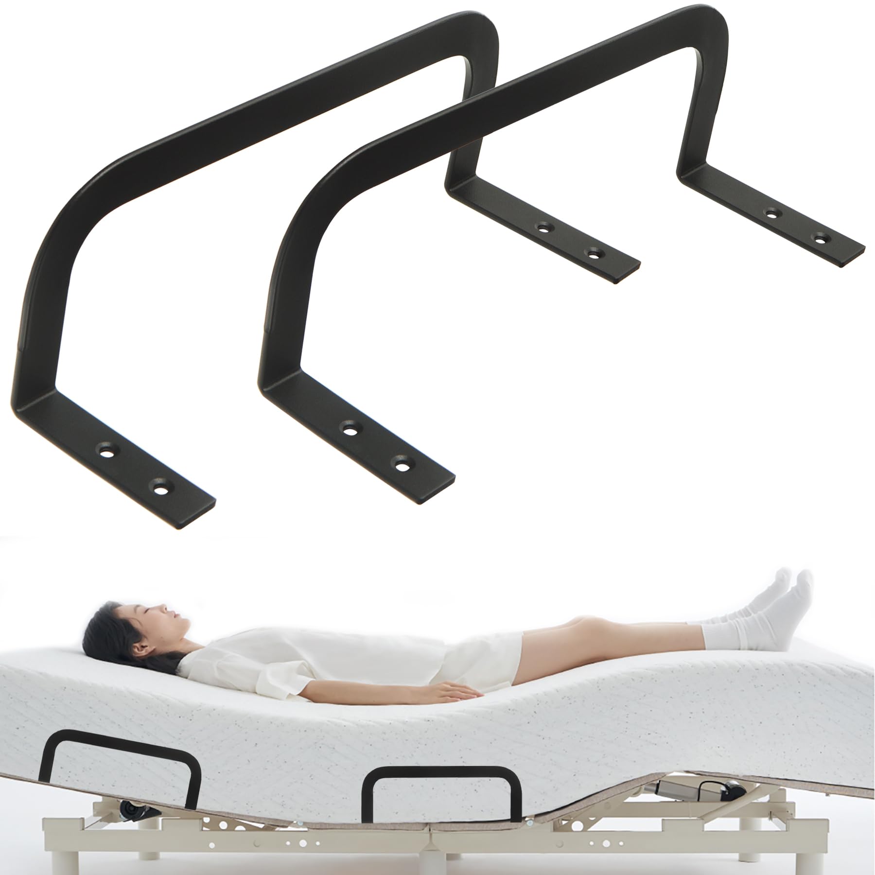 Koxhero Mattress Retainer Bar Bracket (H3.5) Keeping Mattress From Sliding For Platform Beds,Adjustable Bed,Rv Mattress,Camper M