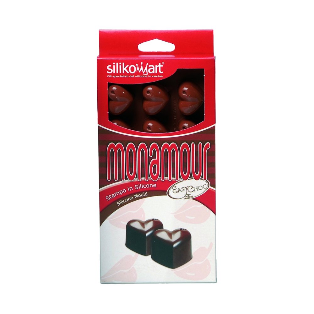 Silikomart Silicone Easy Chocolate Mold, Hearts