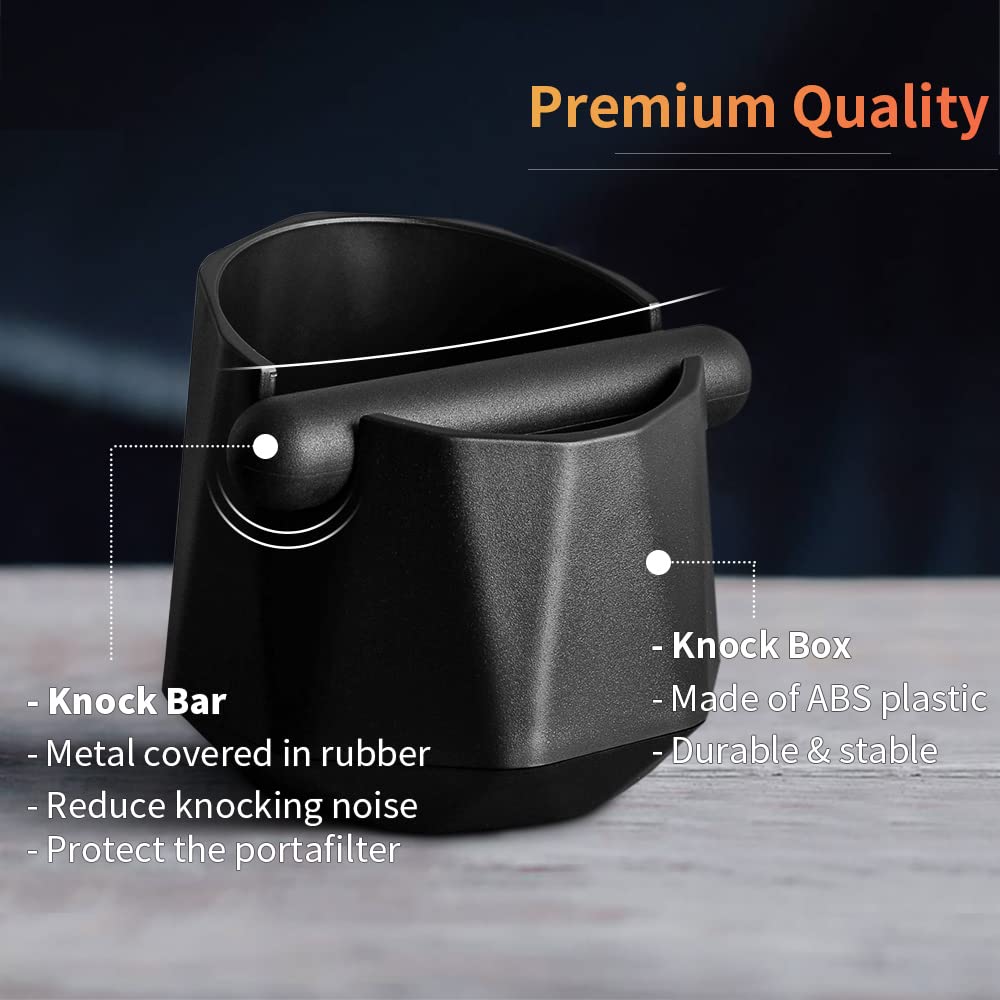 Coffee Knock Box Espresso Grounds - Cafemasy Home Use Epsresso Accessories Unique Design Diamond Shape Mini Knock Box With Espre
