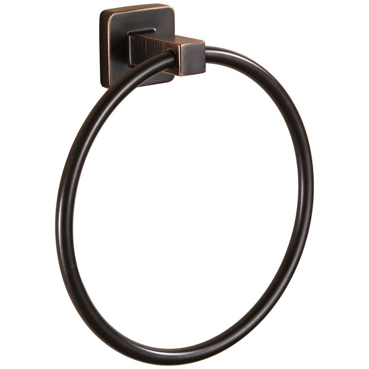 Wolibeer Bronze Towel Ring, Bathroom Hand Towel Holder Wall Mount, Oil Rubbed Towel Hanger Farmhouse Rustic Orb Stainless Steel