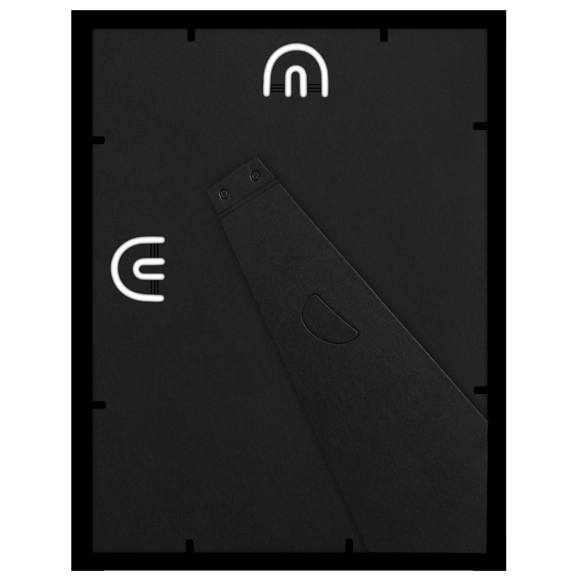 Americanflat 9x12 Picture Frame with Polished Plexiglass - Set of 12 - Signature Collection - Picture Frames with Engineered Woo