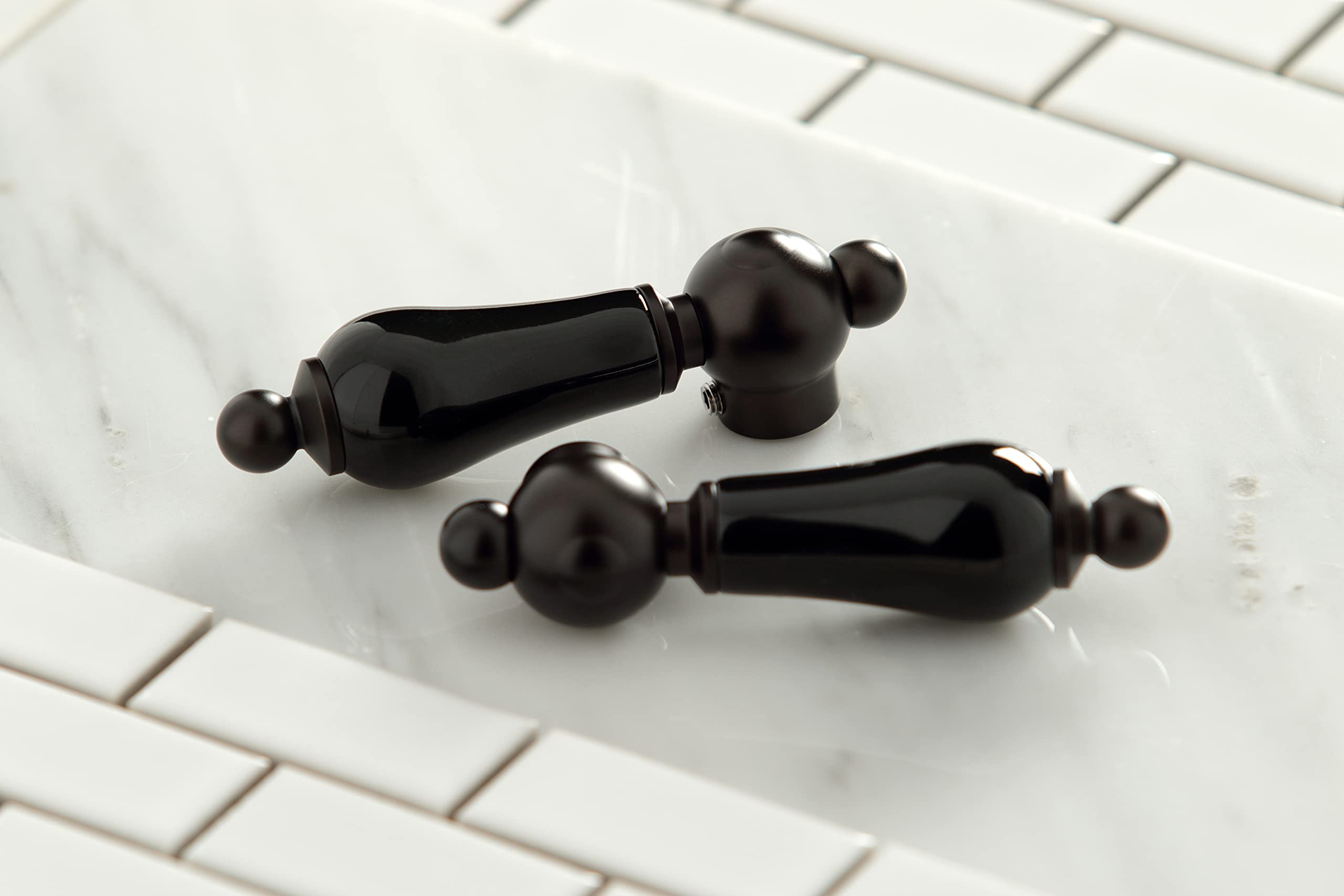 Kingston Brass KS1275PKLBS Duchess Bridge Kitchen Faucet with Brass Sprayer  Oil Rubbed Bronze