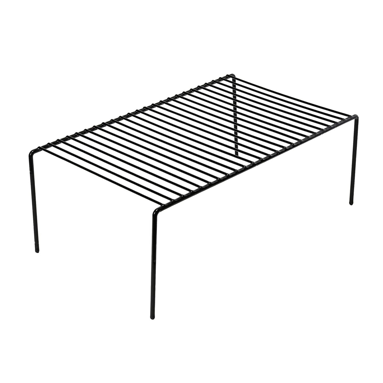 Stand Master Dish Rack (Set Of 2) For Kitchen Cabinets/Plate Stand/Utensil Rack (Black)
