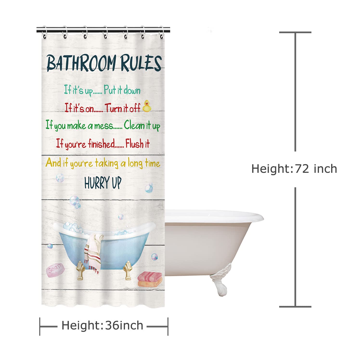 Rosielily Stall Shower Curtain 36W X72H Inches Small Shower Curtain Kids Shower Curtains For Bathroom Rv Narrow Flower Shower Cu