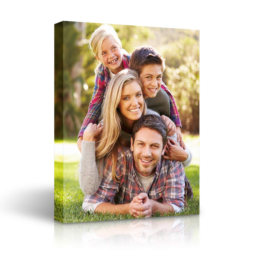 Signleader Canvas Prints With Your Photos, Personalized Canvas Wall Art, Custom Digital Painting Picture On Canvas - 11X14 Inche