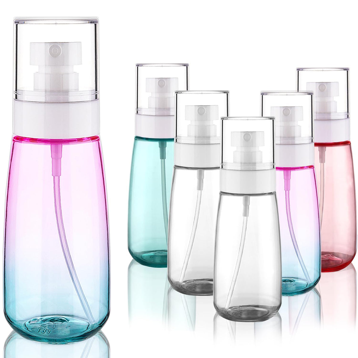 Cosywell Travel Spray Bottle Tsa Approved 3.4Oz 100Ml 6 Pack Leak Proof Travel Spray Bottle Empty Small Spray Bottles For Perfum