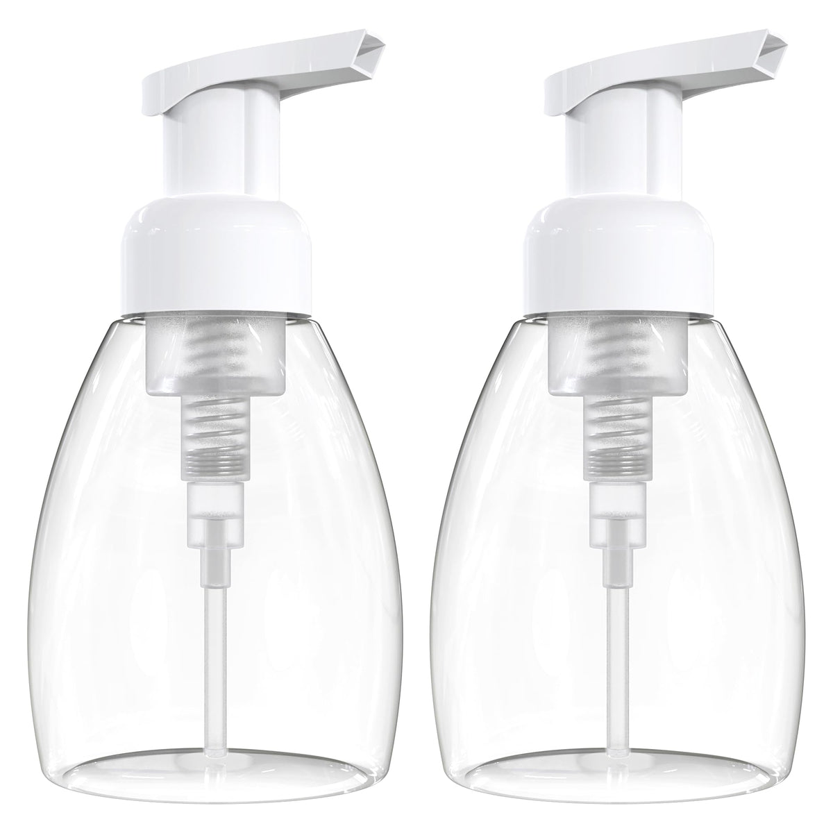 Brightfrom Foaming Soap Dispenser Pump Bottles, Bpa Free Empty Refillable Plastic Container For Liquid Soap - Kitchen, Bathroom,