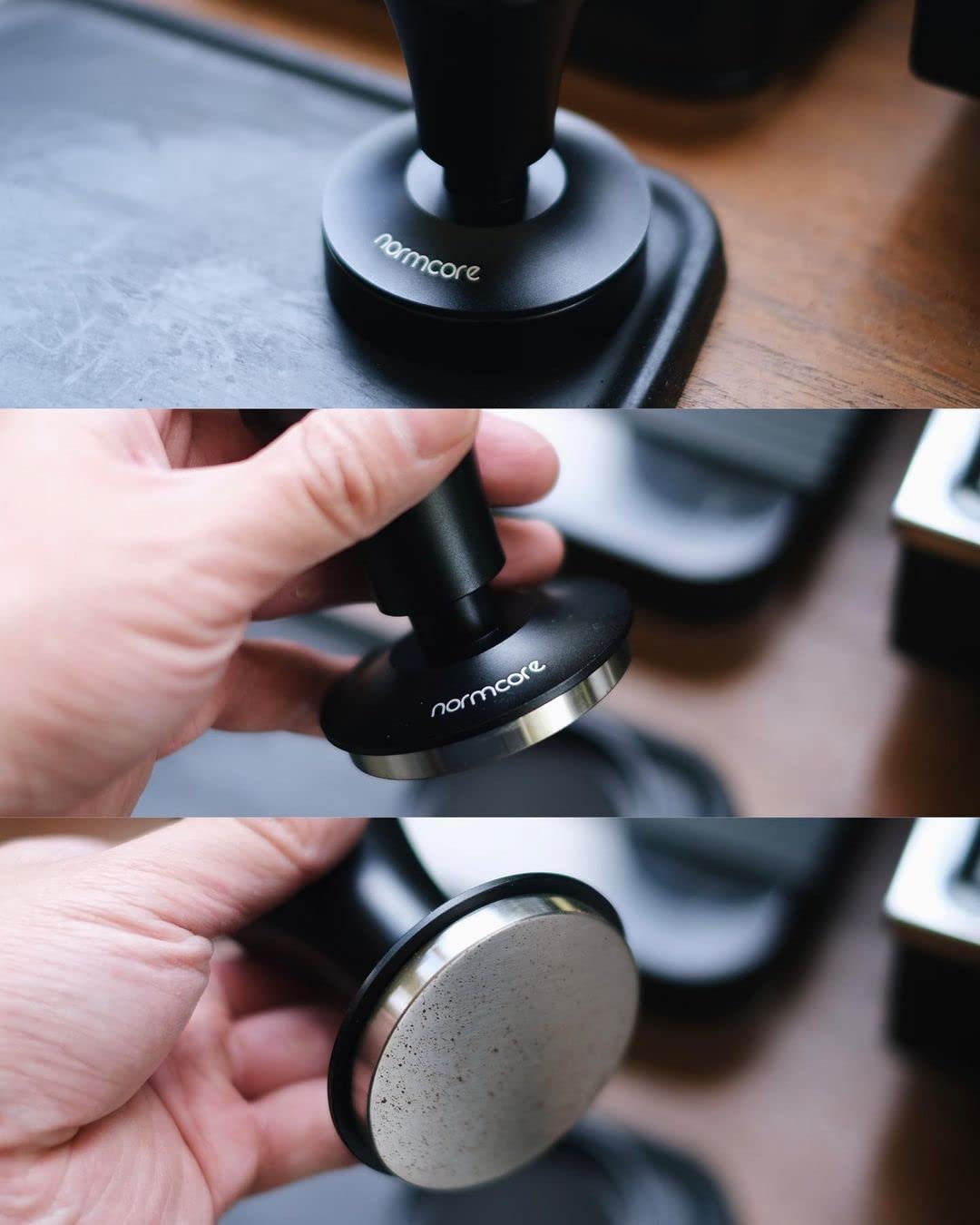 Normcore 51Mm Espresso Tamper - Spring-Loaded Tamper - Barista Tools - Barista Coffee Tamper With Anodized Aluminum Tamper Stand