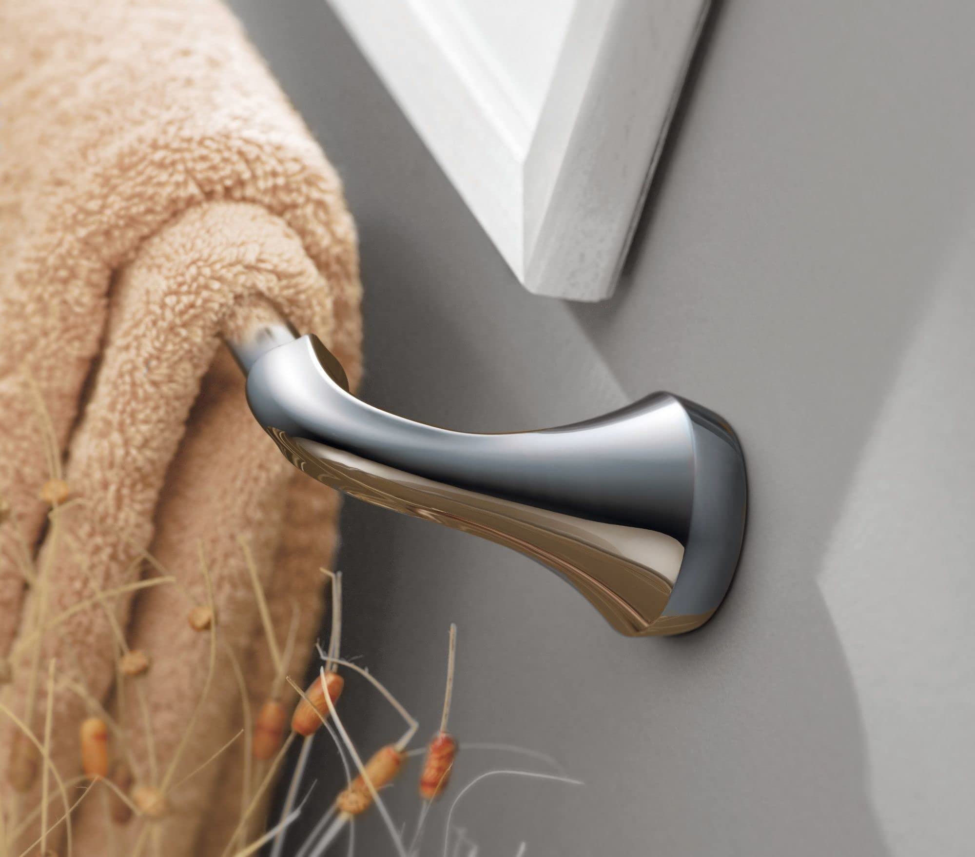 Moen YB2824BN Eva Collection 24-Inch Bathroom Single Towel Bar  Brushed Nickel