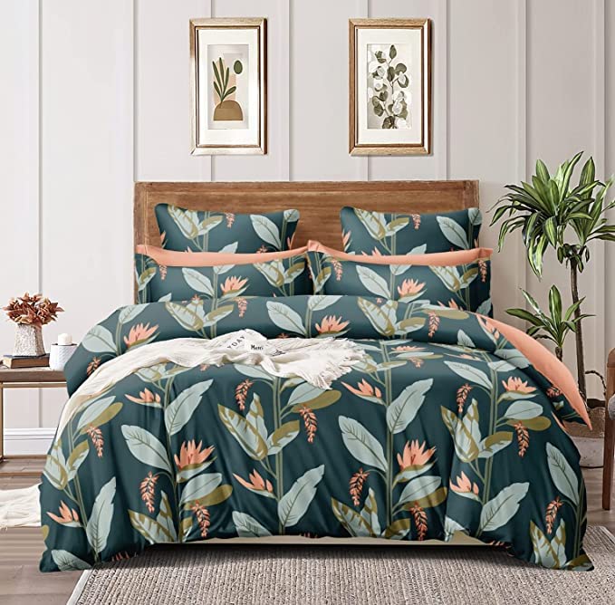 Tib The Intellect Bazaar Glace Cotton Reversible Ac Comforter Set For Single Bed || Single Ac Dohar ||Single Ac Quilt Green Lea