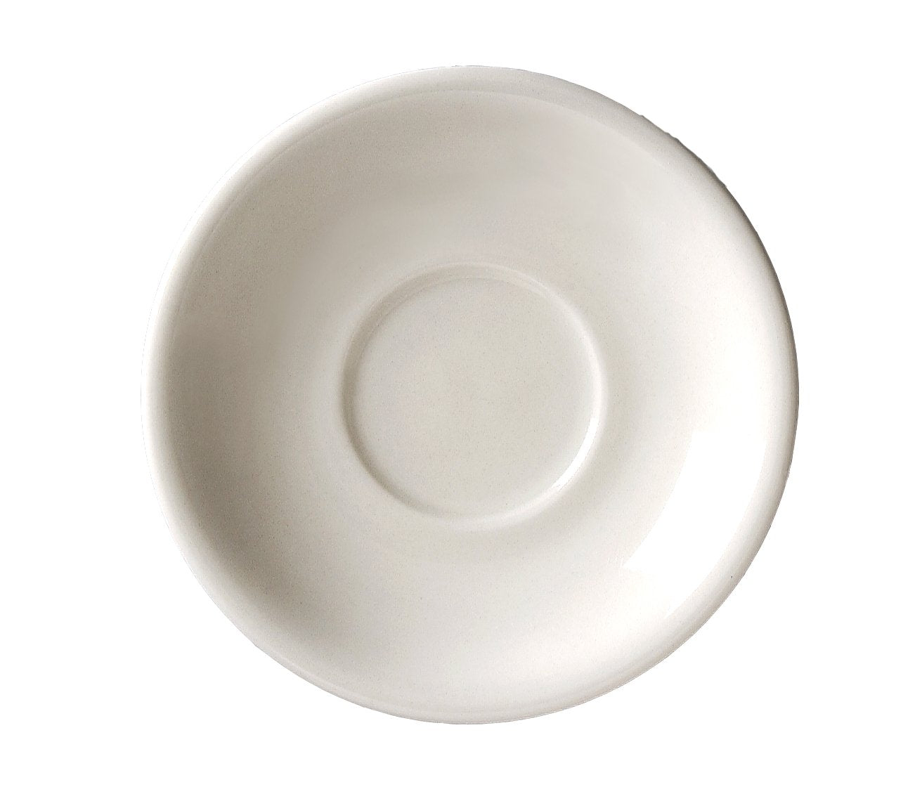 Vertex China VRE-57 Vista Saucer for Cappuccino Cup, 6-7/8, Bone White (Pack of 36)