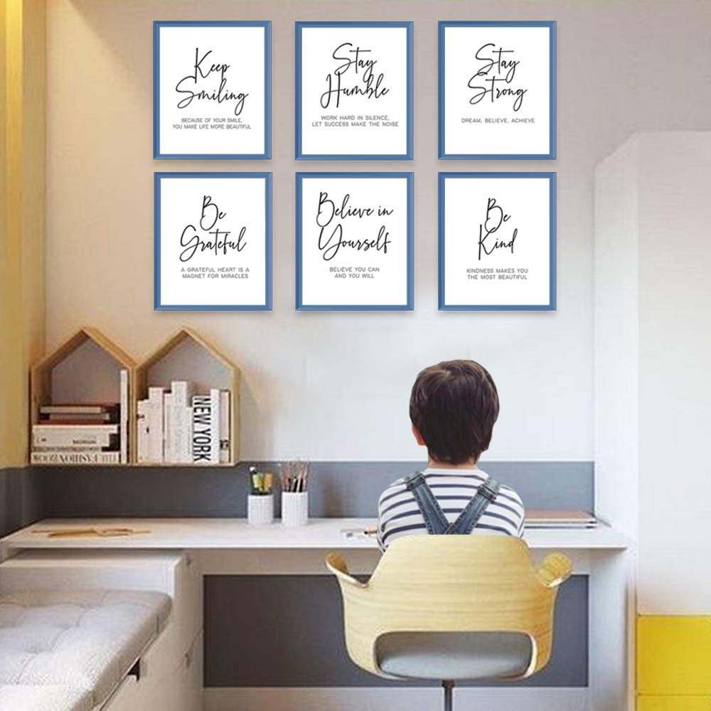 Mega Format Positive Affirmations Wall Decor, Inspirational Quotes Wall Art - Motivational Posters, Affirmation, Encouraging Pos