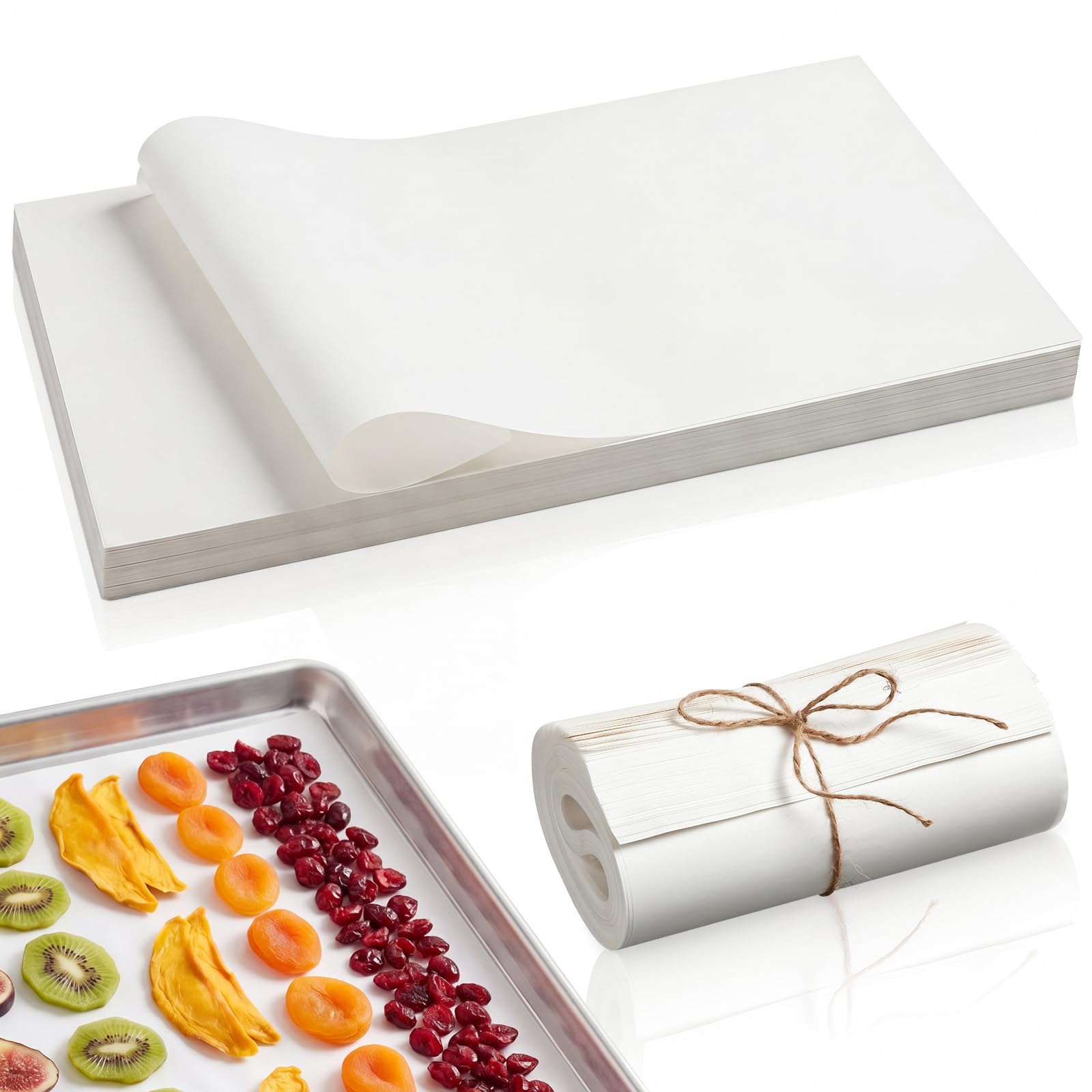 Lincia 200 Pcs Tray Mats Set Freeze Dryer Trays Parchment One off Paper Precut Food Service Accessories Compatible with Harvest 