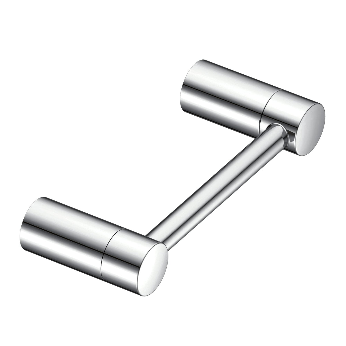 Moen Align Chrome Modern Double Post Wall Mount Pivoting Toilet Paper Holder For Easy Roll Change, Yb0408Ch